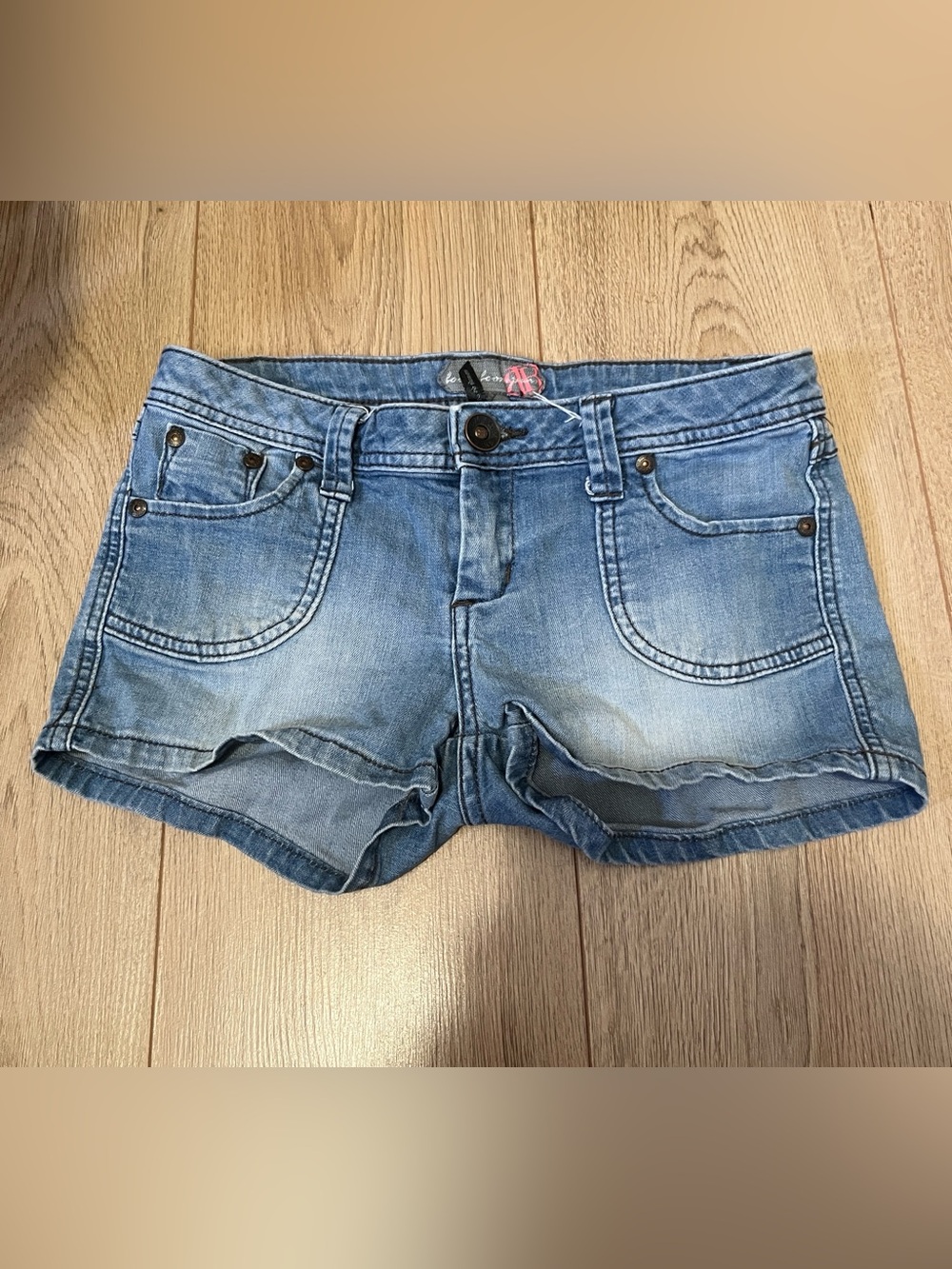 Light Blue Denim Shorts